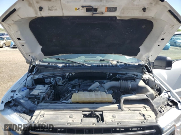 2018 Ford F-150 XL with VIN 1FTFW1E5XJFA09466, listed as a Copart auction lot 55461845 with 123,366 mi miles and Salvage title. Bid and sale history available at DreamBid. Image 11.