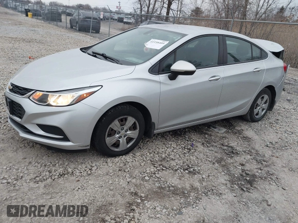 2017 Chevrolet Cruze LS with VIN 3G1BC5SMXHS553961, listed as a IAAI auction lot 41558409 with 154,656 mi miles and . Bid and sale history available at DreamBid. Image 2.