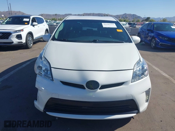 2013 Toyota Prius One with VIN JTDKN3DU2D0356030, listed as a IAAI auction lot 42106224 with 209,413 mi miles. Bid and sale history available at carsss.com. Image 12.