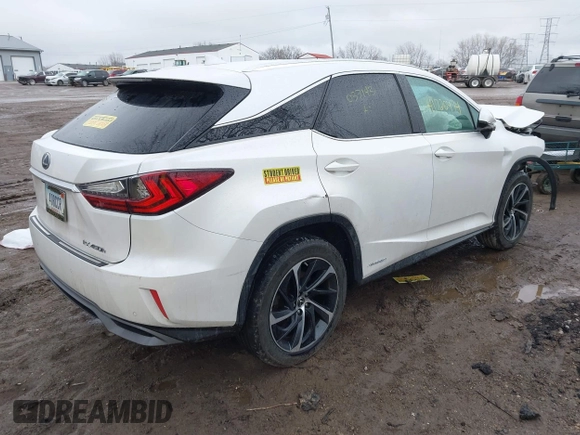 2019 Lexus RX with VIN 2T2BGMCA1KC037143, listed as a IAAI auction lot 41720474 with 101,971 mi miles. Bid and sale history available at carsss.com. Image 4.
