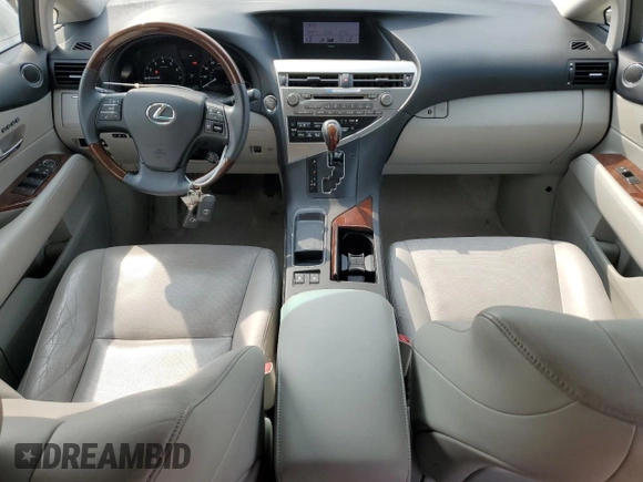 2010 Lexus RX 350 with VIN JTJBK1BA4A2002285, listed as a Copart auction lot 60597945 with 61,903 mi miles and Salvage title. Bid and sale history available at DreamBid. Image 8.