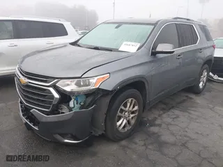 2018 Chevrolet Traverse LT Cloth with VIN 1GNERGKWXJJ214423, listed as a IAAI auction lot 41687852 with 96,127 mi miles. Bid and sale history available at carsss.com. Image 2.
