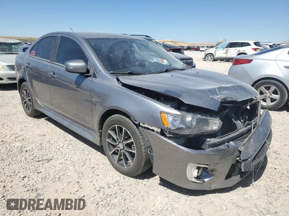 2017 Mitsubishi Lancer ES with VIN JA32U2FU2HU001172, listed as a Copart auction lot 69056794 with 124,450 mi miles and Salvage Title. Bid and sale history available at carsss.com. Image 4.