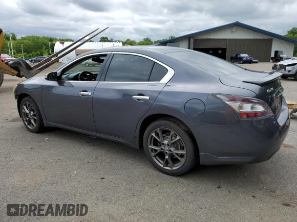 2012 Nissan Maxima S with VIN 1N4AA5AP1CC801376, listed as a Copart auction lot 58637005 with 161,051 mi miles and Salvage title. Bid and sale history available at DreamBid. Image 2.
