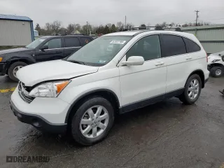 2007 Honda CR-V EX-L with VIN JHLRE48707C035408, listed as a Copart auction lot 52322795 with 84,291 mi miles and Salvage Title. Bid and sale history available at carsss.com. Image 1.