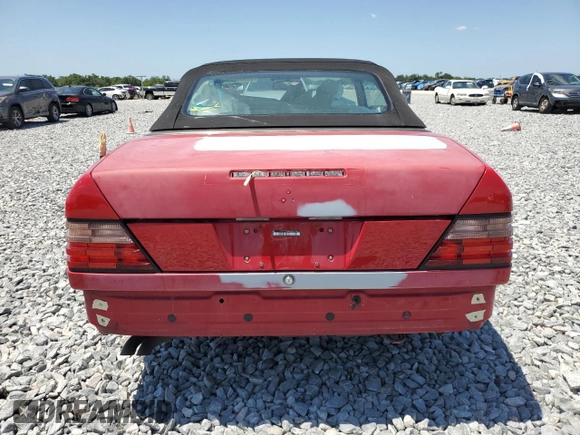 1995 Mercedes-Benz E 320 with VIN WDBEA66E3SC260806, listed as a Copart auction lot 55919665 with 114,083 mi miles and Salvage Title. Bid and sale history available at DreamBid. Image 6.