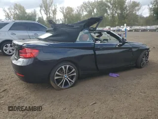 2018 BMW 2 Series 230i xDrive with VIN WBA2K1C53JVD40876, listed as a Copart auction lot 72072744 with 0 mi miles and Salvage Title. Bid and sale history available at carsss.com. Image 3.