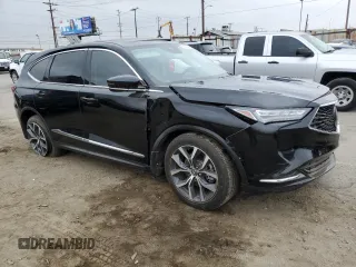 2023 Acura MDX w/Technology Package with VIN 5J8YE1H45PL042305, listed as a Copart auction lot 76709004 with 21,875 mi miles and Salvage Title. Bid and sale history available at carsss.com. Image 4.