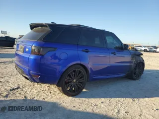 2019 Land Rover Range Rover Sport Dynamic with VIN SALWR2RE2KA818930, listed as a Copart auction lot 43557155 with 0 mi miles and Salvage Title. Bid and sale history available at carsss.com. Image 3.