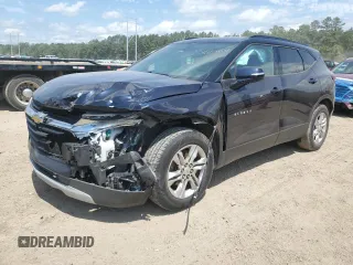 2020 Chevrolet Blazer LT with VIN 3GNKBCRS6LS587477, listed as a Copart auction lot 56938945 with 100,289 mi miles and Salvage title. Bid and sale history available at DreamBid. Image 1.