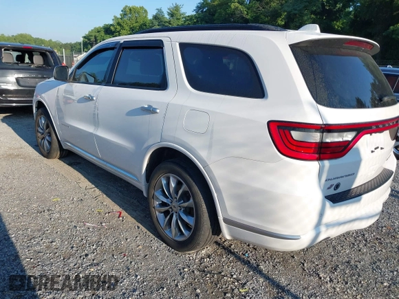 2021 Dodge Durango Citadel with VIN 1C4RDJEG7MC853118, listed as a IAAI auction lot 42622475 with 49,386 mi miles and . Bid and sale history available at DreamBid. Image 3.