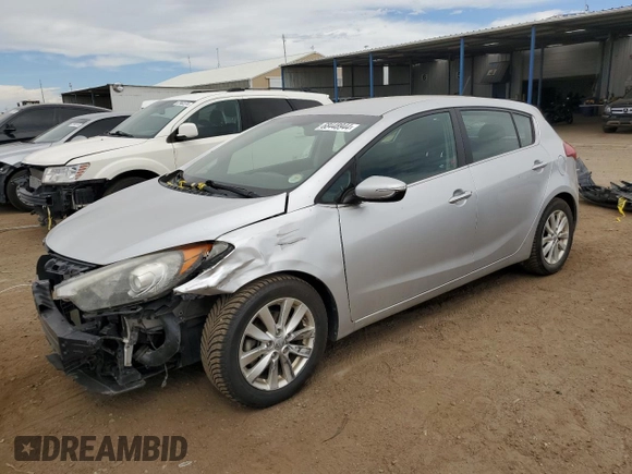 2015 Kia Forte 5-Door EX with VIN KNAFX5A82F5269150, listed as a Copart auction lot 68448944 with 75,269 mi miles and Salvage Title. Bid and sale history available at carsss.com. Image 1.