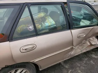 1997 Ford Escort LX with VIN 3FALP15P7VR132710, listed as a Copart auction lot 87546515 with 185,646 mi miles and Salvage Title. Bid and sale history available at carsss.com. Image 10.