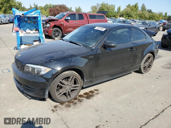 2008 BMW 1 Series 128i with VIN WBAUP93518VF47866, listed as a Copart auction lot 70322894 with Not provided miles and Salvage title. Bid and sale history available at DreamBid. Image 1.