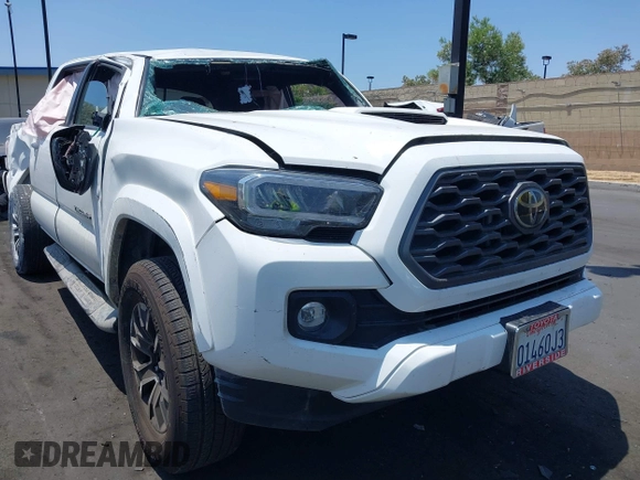 2022 Toyota Tacoma SR5 with VIN 3TMAZ5CN0NM161578, listed as a IAAI auction lot 42430201 with 39,654 mi miles and . Bid and sale history available at DreamBid. Image 6.
