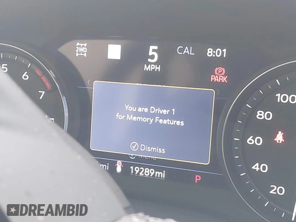 2021 Cadillac XT4 AWD Sport with VIN 1GYFZFR43MF006039, listed as a IAAI auction lot 41845105 with 19,289 mi miles and . Bid and sale history available at DreamBid. Image 15.