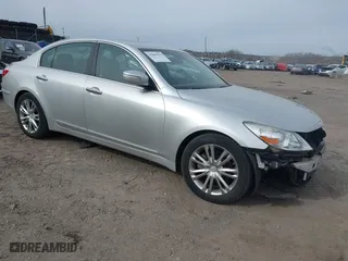2011 Hyundai Genesis with VIN KMHGC4DE5BU119950, listed as a IAAI auction lot 41609374 with 103,525 mi miles. Bid and sale history available at carsss.com. Image 1.