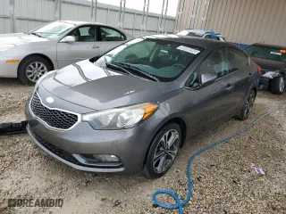 2014 Kia Forte EX with VIN KNAFX4A8XE5076415, listed as a Copart auction lot 50008265 with 123,643 mi miles and Clean Title. Bid and sale history available at carsss.com. Image 1.