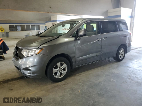 2015 Nissan Quest SV z VIN JN8AE2KP6F9127047, wystawiony jako Copart lot #53235585 z przebiegiem 186 129 mil mil oraz Czysty tytuł • Clean title. Historia ofert i sprzedaży dostępna na DreamBid. Obrazek 1.