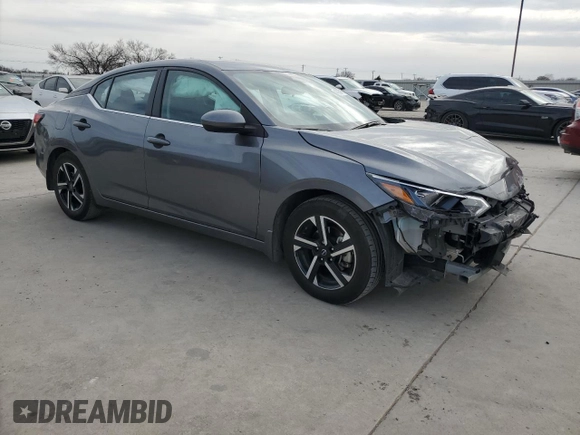 2024 Nissan Sentra SV with VIN 3N1AB8CV5RY284574, listed as a Copart auction lot 48289415 with 97,883 mi miles and Salvage Title. Bid and sale history available at carsss.com. Image 4.