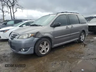 2004 Mazda MPV ES with VIN JM3LW28J940507612, listed as a Copart auction lot 45103045 with 224,211 mi miles and Salvage Title. Bid and sale history available at carsss.com. Image 1.