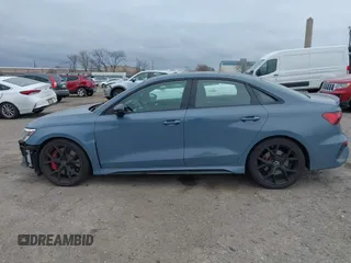 2023 Audi RS 3 with VIN WUAG4DGY9PA905303, listed as a IAAI auction lot 41728962 with 16,896 mi miles. Bid and sale history available at carsss.com. Image 14.