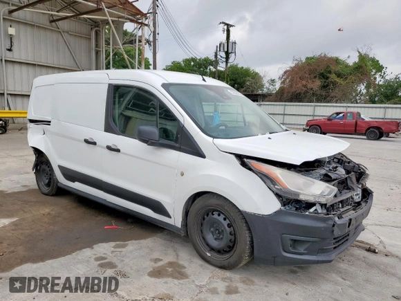 2020 Ford Transit Connect XL with VIN NM0LS7E2XL1435968, listed as a Copart auction lot 57606555 with 62,596 mi miles and Salvage title. Bid and sale history available at DreamBid. Image 4.