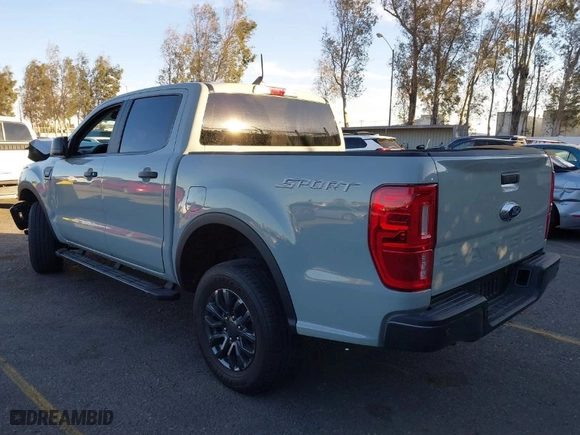 2023 Ford Ranger XL with VIN 1FTER4EH6PLE02485, listed as a IAAI auction lot 41291246 with 25,230 mi miles. Bid and sale history available at carsss.com. Image 3.