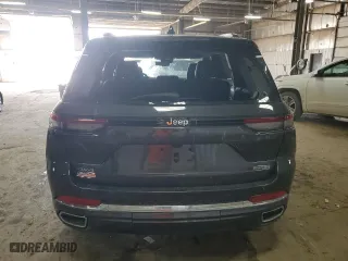 2024 Jeep Grand Cherokee Overland with VIN 1C4RJHDG9RC697450, listed as a Copart auction lot 54215594 with 3,529 mi miles and Salvage Title. Bid and sale history available at carsss.com. Image 6.