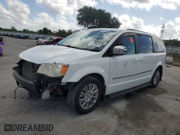 2014 Chrysler Town & Country Touring-L with VIN 2C4RC1CG1ER171074, listed as a Copart auction lot 51545655 with 82,040 mi miles and Salvage Title. Bid and sale history available at carsss.com. Image 1.