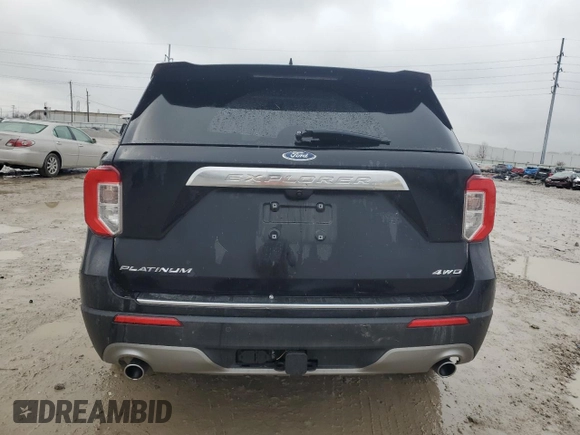 2022 Ford Explorer Platinum with VIN 1FM5K8HW9NNA06196, listed as a Copart auction lot 86145694 with Not Provided miles and Salvage Title. Bid and sale history available at carsss.com. Image 6.