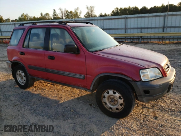 2001 Honda CR-V LX with VIN JHLRD174X1S014815, listed as a Copart auction lot 75460654 with 221,392 mi miles and Salvage Title. Bid and sale history available at carsss.com. Image 4.