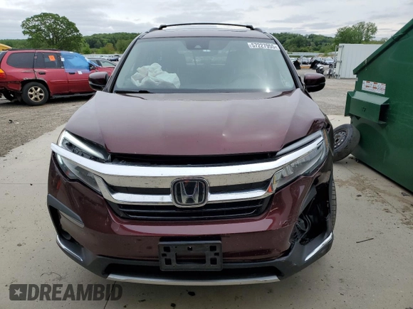 2021 Honda Pilot Touring 8-Passenger with VIN 5FNYF6H94MB062080, listed as a Copart auction lot 57227955 with 114,256 mi miles and Non repairable. Bid and sale history available at DreamBid. Image 5.
