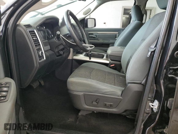 2017 Ram 1500 Big Horn with VIN 1C6RR7LG1HS850080, listed as a Copart auction lot 52614745 with 78,947 mi miles and Salvage Title. Bid and sale history available at carsss.com. Image 7.