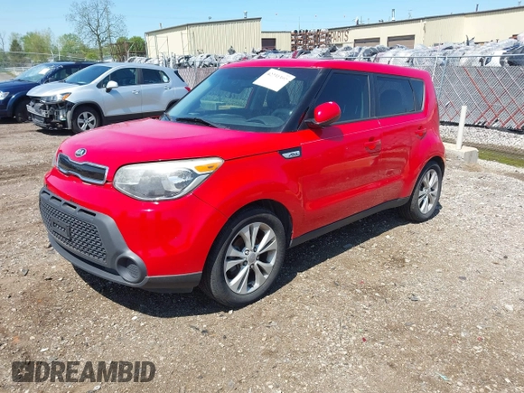 2015 Kia Soul + with VIN KNDJP3A5XF7806665, listed as a IAAI auction lot 42231397 with 134,933 mi miles and . Bid and sale history available at DreamBid. Image 2.