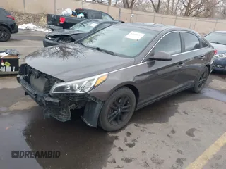 2017 Hyundai Sonata 2.4L with VIN 5NPE24AFXHH587851, listed as a IAAI auction lot 41619232 with 104,367 mi miles and . Bid and sale history available at carsss.com. Image 19.