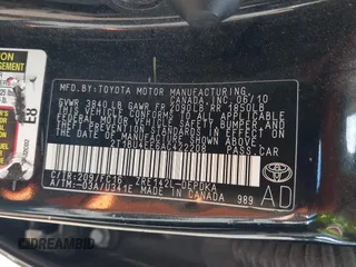 2010 Toyota Corolla with VIN 2T1BU4EE6AC422208, listed as a IAAI auction lot 42734771 with 181,339 mi miles and . Bid and sale history available at DreamBid. Image 9.