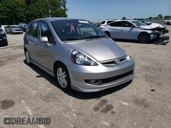 2007 Honda Fit Sport with VIN JHMGD38657S058051, listed as a Copart auction lot 69014644 with 189,714 mi miles and Salvage Title. Bid and sale history available at carsss.com. Image 12.