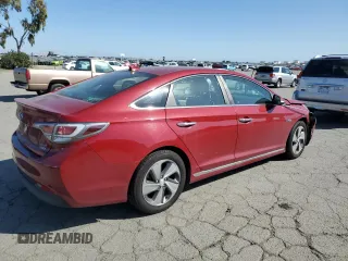2016 Hyundai Sonata Hybrid Limited with VIN KMHE34L11GA009587, listed as a Copart auction lot 48520245 with 78,609 mi miles and Salvage Title. Bid and sale history available at carsss.com. Image 3.