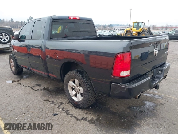 2017 Ram 1500 Express with VIN 1C6RR7FT7HS772025, listed as a IAAI auction lot 41460023 with 125,982 mi miles. Bid and sale history available at carsss.com. Image 3.