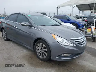 2014 Hyundai Sonata SE with VIN 5NPEC4AC3EH876729, listed as a IAAI auction lot 42040799 with 50,395 mi miles and . Bid and sale history available at DreamBid. Image 1.