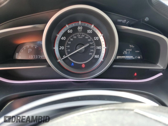 2015 Mazda 3 i Grand Touring with VIN 3MZBM1W7XFM135576, listed as a Copart auction lot 54060755 with 137,374 mi miles and Salvage title. Bid and sale history available at DreamBid. Image 9.