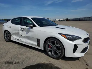 2020 Kia Stinger GT with VIN KNAE35LC7L6078130, listed as a Copart auction lot 50265895 with 83,540 mi miles and Salvage Title. Bid and sale history available at carsss.com. Image 4.