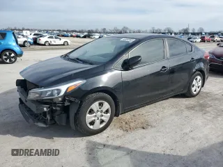 2018 Kia Forte LX with VIN 3KPFK4A77JE214600, listed as a Copart auction lot 46690995 with 144,286 mi miles and Salvage Title. Bid and sale history available at carsss.com. Image 1.
