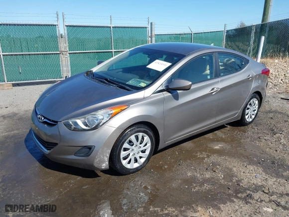 2012 Hyundai Elantra GLS with VIN 5NPDH4AEXCH067658, listed as a IAAI auction lot 41824531 with 61,204 mi miles. Bid and sale history available at carsss.com. Image 17.