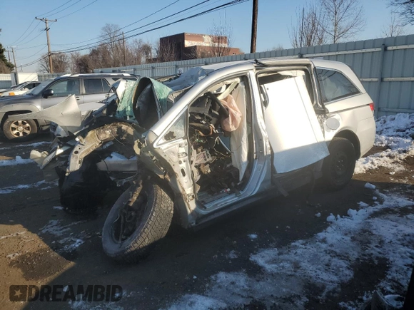 2014 Honda Odyssey LX with VIN 5FNRL5H23EB024660, listed as a Copart auction lot 41868745 with Not Provided miles and Salvage Title. Bid and sale history available at DreamBid. Image 1.