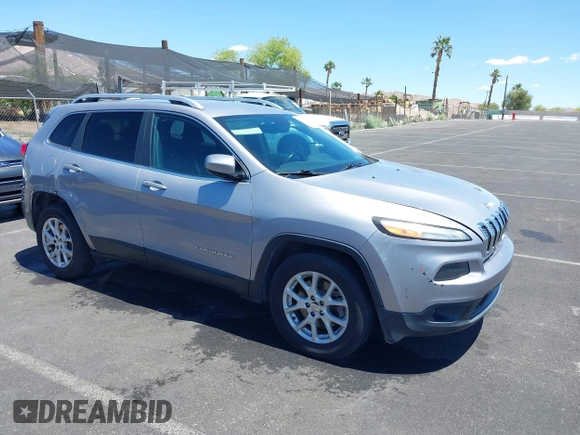 2017 Jeep Cherokee Latitude with VIN 1C4PJMCB1HD213964, listed as a IAAI auction lot 42263437 with 105,618 mi miles and . Bid and sale history available at DreamBid. Image 1.