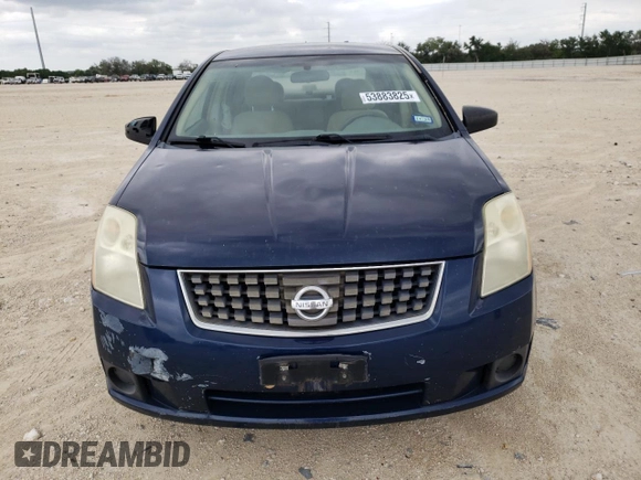 2007 Nissan Sentra 2.0 with VIN 3N1AB61E17L631061, listed as a Copart auction lot 53883825 with 188,738 mi miles and Salvage Title. Bid and sale history available at DreamBid. Image 5.