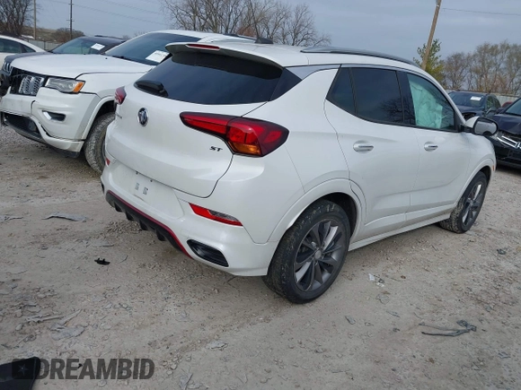 2020 Buick Encore GX Essence with VIN KL4MMFSL9LB104263, listed as a IAAI auction lot 40996823 with 44,257 mi miles and . Bid and sale history available at DreamBid. Image 4.