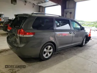 2012 Toyota Sienna LE AAS with VIN 5TDKK3DCXCS224922, listed as a Copart auction lot 57770865 with 210,320 mi miles and Salvage title. Bid and sale history available at DreamBid. Image 3.